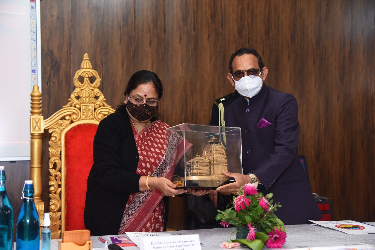 Hon. Governor Smt. Baby Rani Maurya at University